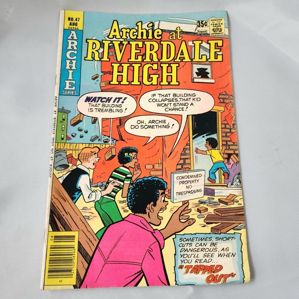 Archie at Riverdale High Comic Book No. 47 August 1980‎ Vintage Collectible